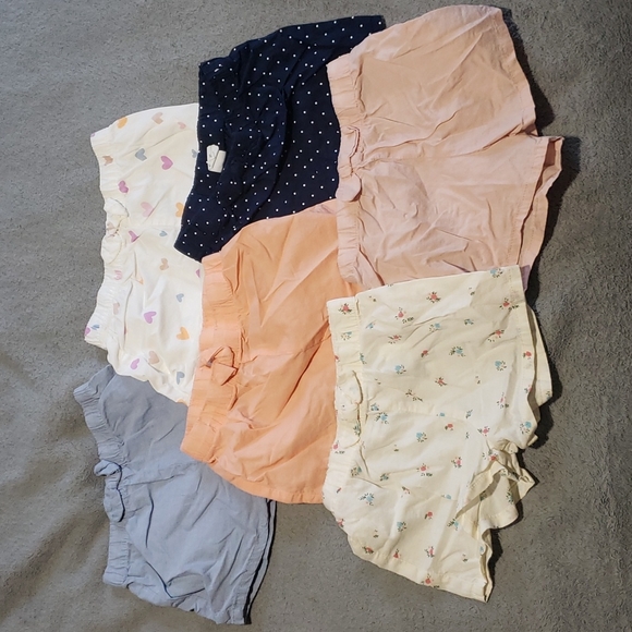 H&M Bottoms Hm Toddler Girl Shorts Set Of 6 Sz 2m Poshmark